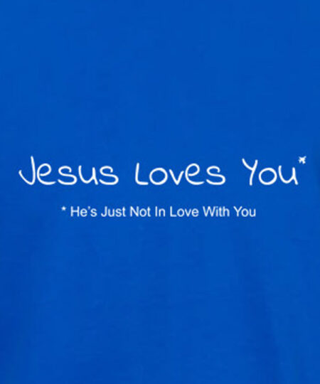 Jesus Loves You Tee - Royal Blue